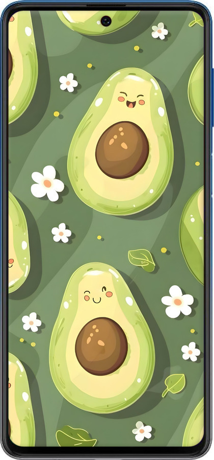 Силіконовий чехол Авокадо для Samsung Galaxy M62 - 6380u-2263 изображение 