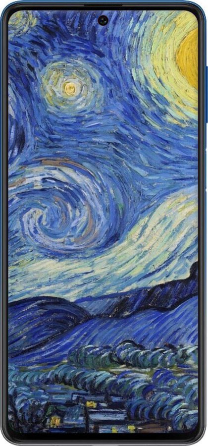 Силіконовий чехол «Зоряна ніч» Вінсента Ван Гога для Samsung Galaxy M62 - 6433u-2263 изображение 