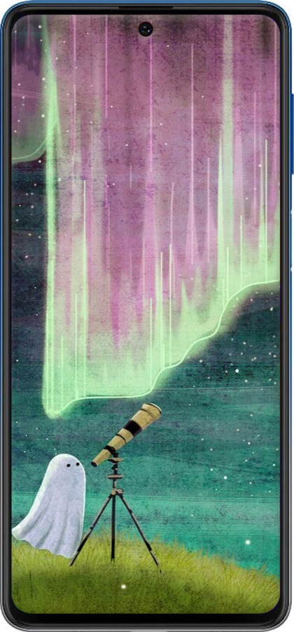 Силіконовий чехол Привид та зірки для Samsung Galaxy M62 - 6443u-2263 изображение 