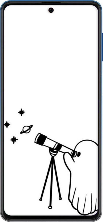Силиконовый чехол Привидение астроном для Samsung Galaxy M62 - 6444u-2263 изображение 