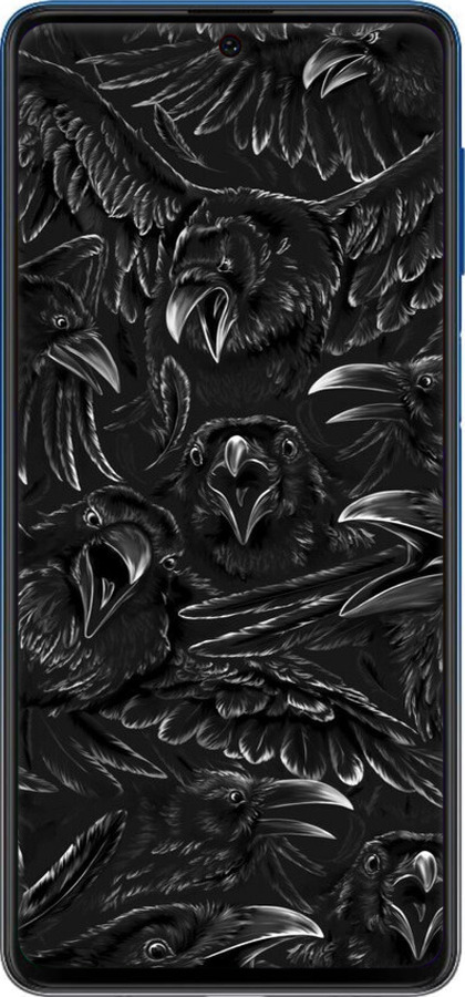 Силіконовий чехол Вороня лють для Samsung Galaxy M62 - 6474u-2263 изображение 