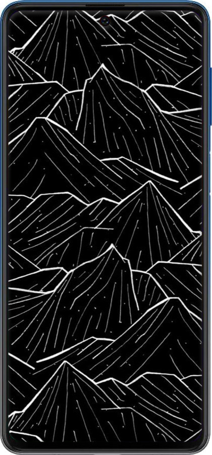 Силіконовий чехол Із зображенням Темних гір для Samsung Galaxy M62 - 6489u-2263 изображение 