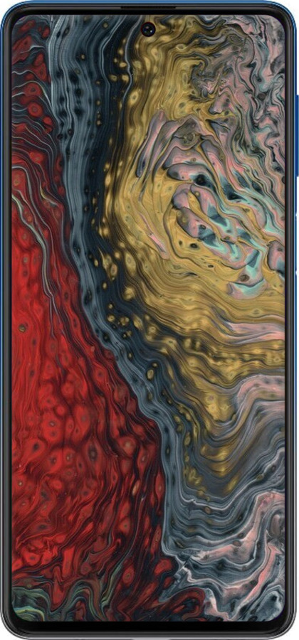 Силиконовый чехол С изображением абстрактной живописи для Samsung Galaxy M62 - 6530u-2263 изображение 