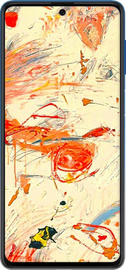 Силиконовый чехол Динамичная картина с хаотичными мазками для Samsung Galaxy M62 - 6540u-2263 изображение 