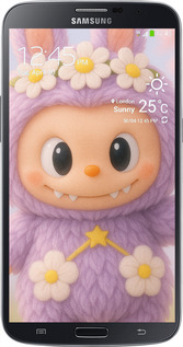 Силиконовый чехол Лабубу 1 для Samsung Galaxy Mega 6.3 i9200 - 6709u-167 изображение 