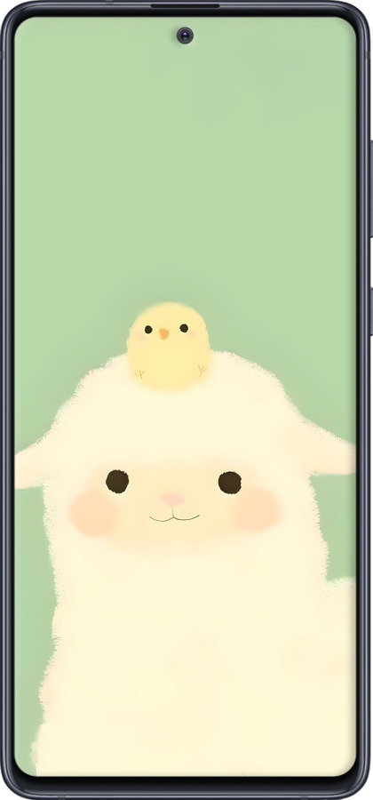 2D пластиковий чехол Барашек и ципленок для Samsung Galaxy Note 10 Lite - 6369t-1872 изображение 