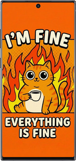 TPU чехол Funny Cat для Samsung Galaxy Note 10 Plus - 6786b-1756 изображение 