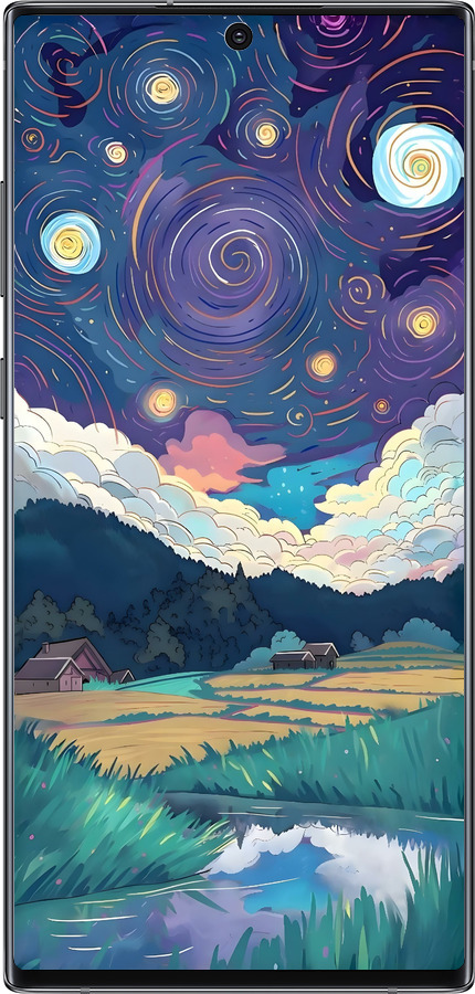 TPU чехол Креативный арт для Samsung Galaxy Note 10 Plus - 6322b-1756 изображение 