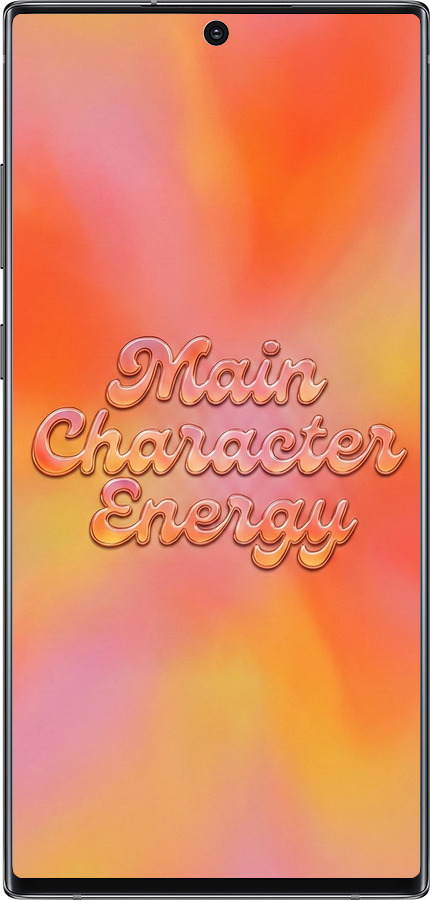 TPU чехол Aura Gradient Main Character Energy Aesthetic Y2K для Samsung Galaxy Note 10 Plus - 6783b-1756 изображение 