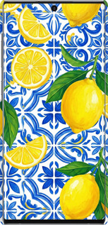 3D пластиковый матовый чехол Grocery Girl Italian Summer для Samsung Galaxy Note 10 Plus - 6766m-1756 изображение 