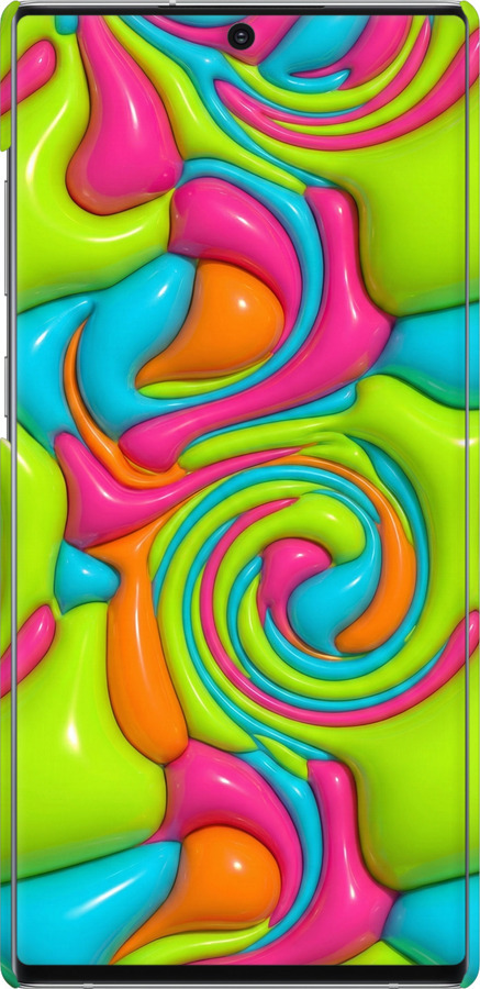 3D пластиковый матовый чехол Y2K Jelly Dream для Samsung Galaxy Note 10 Plus - 6780m-1756 изображение 