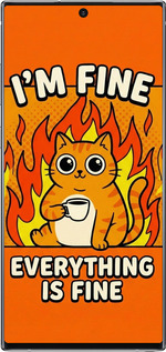 TPU чехол Funny Cat для Samsung Galaxy Note 10 - 6786b-1718 изображение 