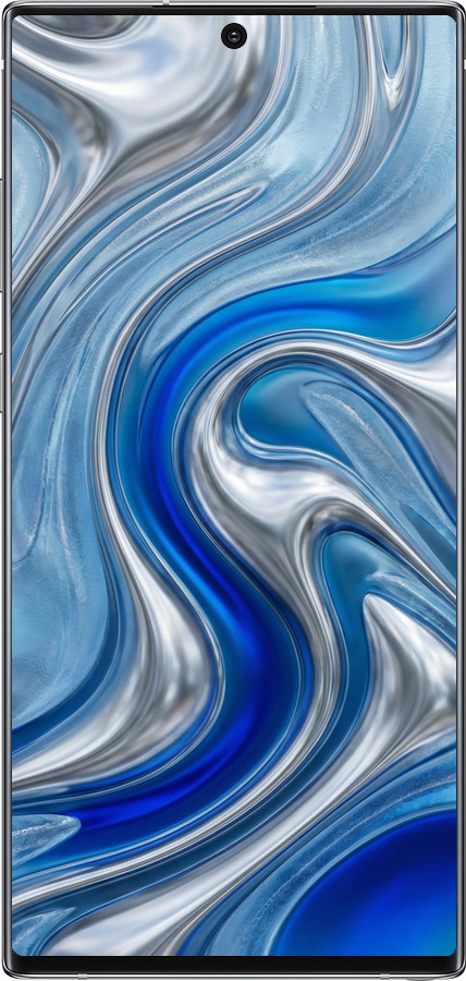 TPU чехол Liquid Chrome для Samsung Galaxy Note 10 - 6781b-1718 изображение 