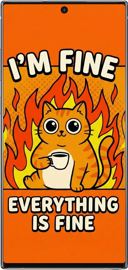 TPU чехол Funny Cat для Samsung Galaxy Note 10 - 6786b-1718 изображение 