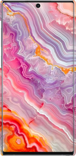 3D пластиковий матовий чехол Мрамор 2 для Samsung Galaxy Note 10 - 6307m-1718 изображение 