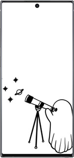 2D пластиковий чехол Привид астроном для Samsung Galaxy Note 10 - 6444t-1718 изображение 