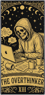 Силиконовый чехол The Overthinker для Samsung Galaxy Note 10 - 6774u-1718 изображение 