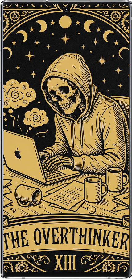 Силиконовый чехол The Overthinker для Samsung Galaxy Note 10 - 6774u-1718 изображение 