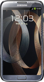 3D пластиковий матовий чехол Симфонія для Samsung Galaxy Note 2 N7100 - 5835m-17 изображение 