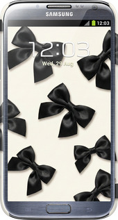 3D пластиковый матовый чехол Dark Coquette для Samsung Galaxy Note 2 N7100 - 6765m-17 изображение 