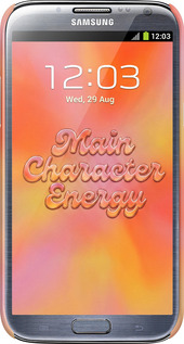 3D пластиковый матовый чехол Aura Gradient Main Character Energy Aesthetic Y2K для Samsung Galaxy Note 2 N7100 - 6783m-17 изображение 