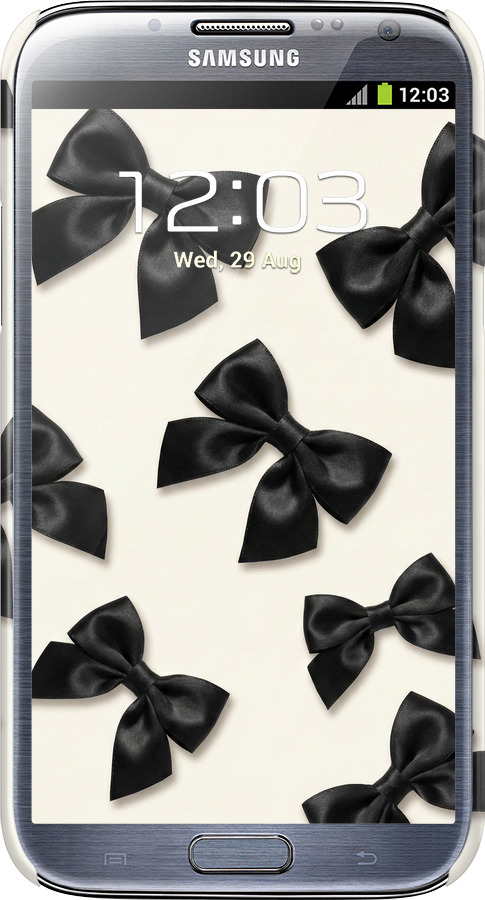 3D пластиковый матовый чехол Dark Coquette для Samsung Galaxy Note 2 N7100 - 6765m-17 изображение 