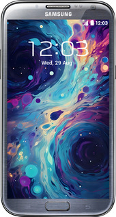 2D пластиковий чехол Арт акварель для Samsung Galaxy Note 2 N7100 - 6329t-17 изображение 