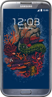 2D пластиковий чехол Серце моря для Samsung Galaxy Note 2 N7100 - 6506t-17 изображение 