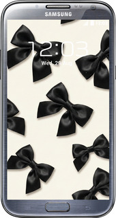 Силиконовый чехол Dark Coquette для Samsung Galaxy Note 2 N7100 - 6765u-17 изображение 