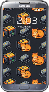 Силіконовий чехол Autonomous Zone для Samsung Galaxy Note 2 N7100 - 6771u-17 изображение 