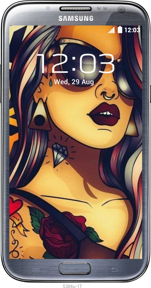 2D пластиковый чехол № 5384 для Samsung Galaxy Note 2 N7100 - 5384t-17 изображение 