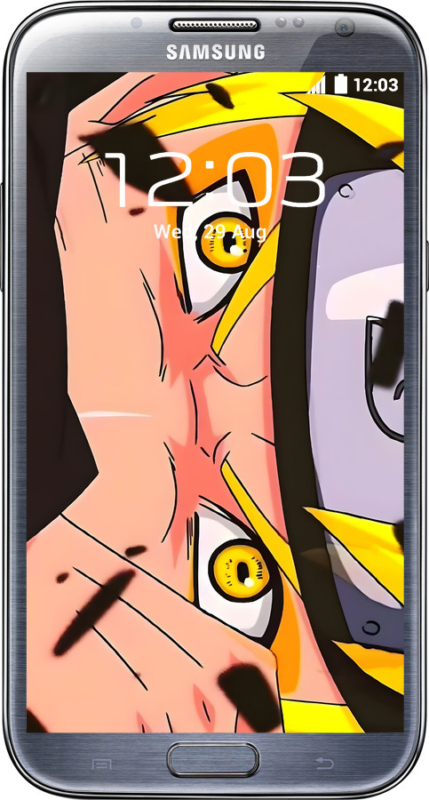 2D пластиковый чехол Наруто 2 для Samsung Galaxy Note 2 N7100 - 6297t-17 изображение 