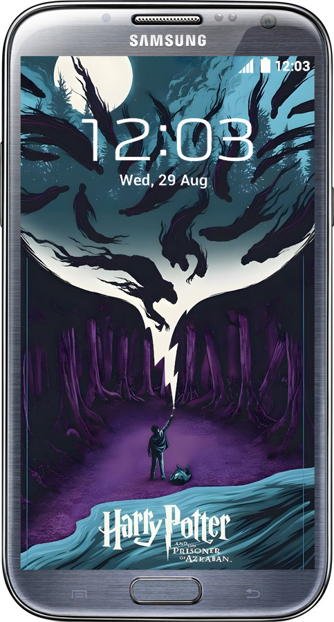 Силіконовий чехол Гаррі Поттер 2 для Samsung Galaxy Note 2 N7100 - 6337u-17 изображение 