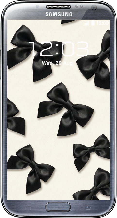 Силиконовый чехол Dark Coquette для Samsung Galaxy Note 2 N7100 - 6765u-17 изображение 