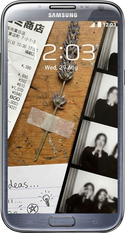 2D пластиковый чехол Aesthetic Scrapbook Collage для Samsung Galaxy Note 2 N7100 - 6773t-17 изображение 