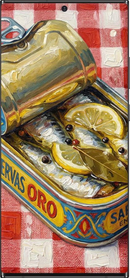 TPU чехол Vintage Sardine Tin Phone для Samsung Galaxy Note 20 Ultra - 6772b-2051 изображение 