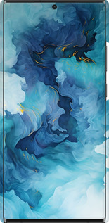 3D пластиковый матовый чехол Акварель для Samsung Galaxy Note 20 Ultra - 6320m-2051 изображение 
