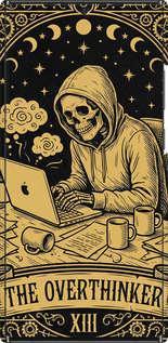 3D пластиковый матовый чехол The Overthinker для Samsung Galaxy Note 20 Ultra - 6774m-2051 изображение 