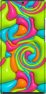 3D пластиковый матовый чехол Y2K Jelly Dream для Samsung Galaxy Note 20 Ultra - 6780m-2051 изображение 