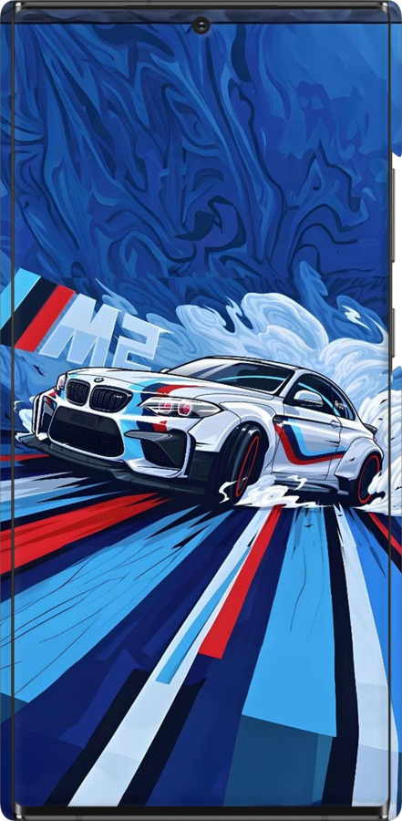 3D пластиковий матовий чехол БМВ для Samsung Galaxy Note 20 Ultra - 6292m-2051 изображение 