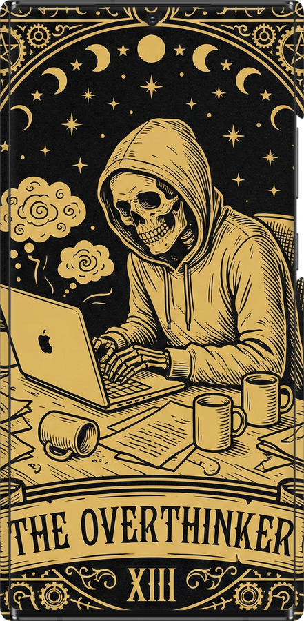 3D пластиковый матовый чехол The Overthinker для Samsung Galaxy Note 20 Ultra - 6774m-2051 изображение 