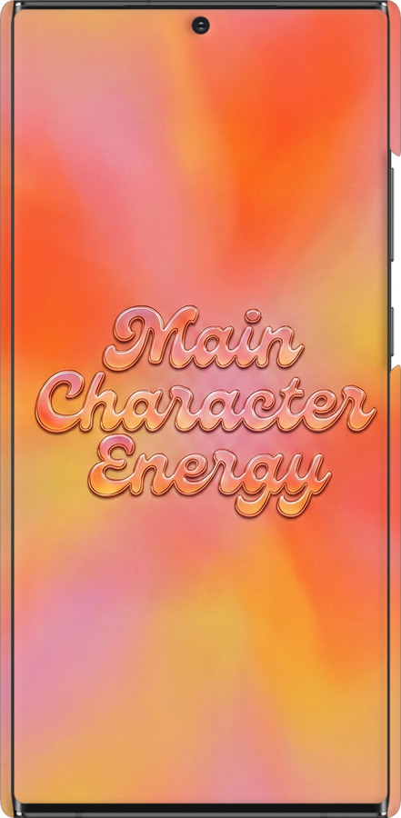 3D пластиковый матовый чехол Aura Gradient Main Character Energy Aesthetic Y2K для Samsung Galaxy Note 20 Ultra - 6783m-2051 изображение 