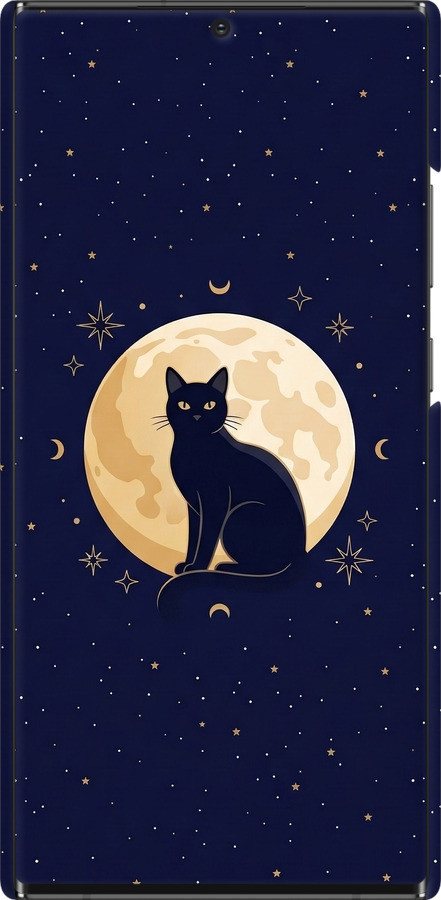 3D пластиковый матовый чехол Cute Cat Celestial/Witchy для Samsung Galaxy Note 20 Ultra - 6787m-2051 изображение 