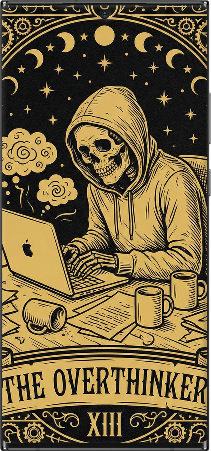 2D пластиковый чехол The Overthinker для Samsung Galaxy Note 20 Ultra - 6774t-2051 изображение 