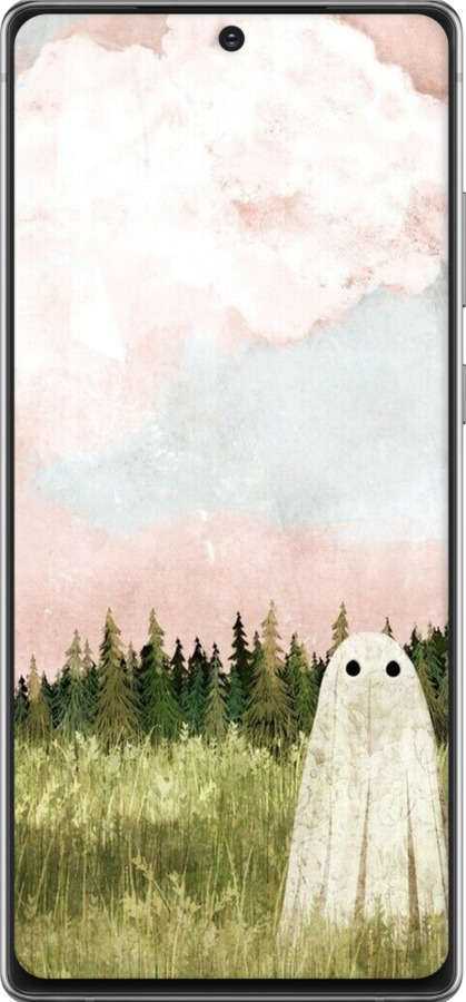 TPU чехол Привидение для Samsung Galaxy Note 20 - 6401b-2036 изображение 