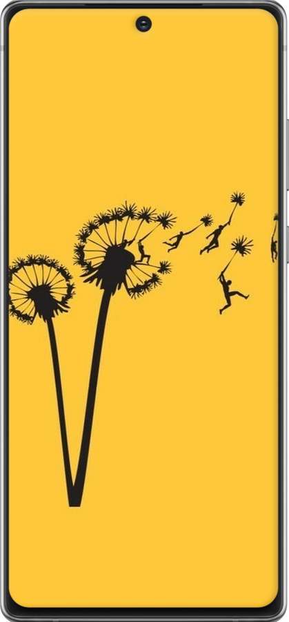 TPU чехол Мінімалізм кульбаби для Samsung Galaxy Note 20 - 6449b-2036 изображение 