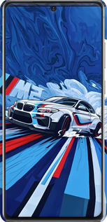 3D пластиковый матовый чехол БМВ для Samsung Galaxy Note 20 - 6292m-2036 изображение 