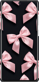 3D пластиковый матовый чехол Coquette Ribbons Dark Coquette для Samsung Galaxy Note 20 - 6767m-2036 изображение 