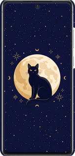 3D пластиковый матовый чехол Cute Cat Celestial/Witchy для Samsung Galaxy Note 20 - 6787m-2036 изображение 