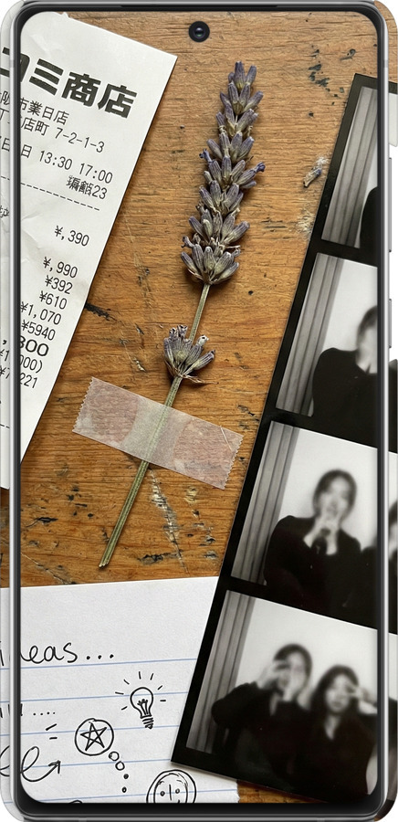 3D пластиковый матовый чехол Aesthetic Scrapbook Collage для Samsung Galaxy Note 20 - 6773m-2036 изображение 